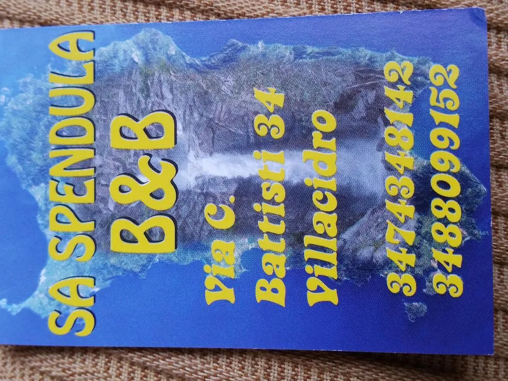 *** Bed & Breakfast Sa Spendula B&B Villacidro Italia
